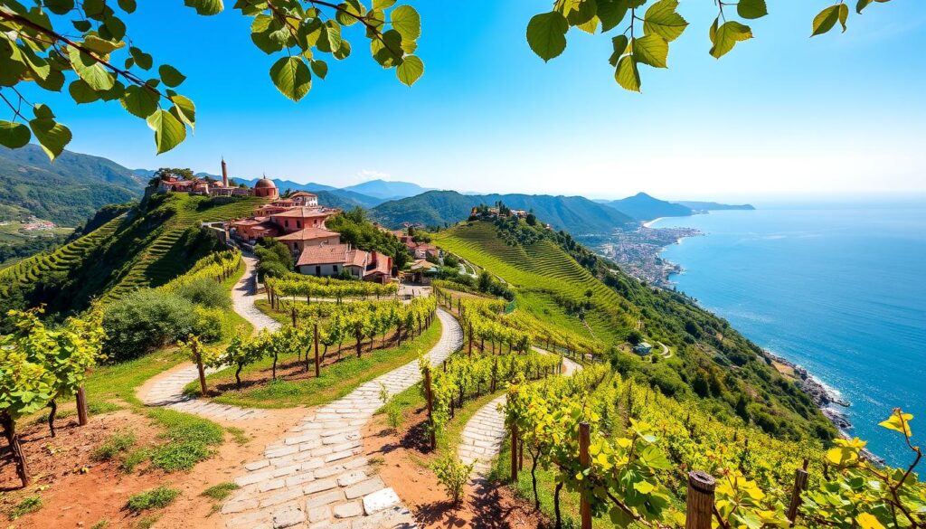 Cinque Terre Wanderrouten durch Weinberge