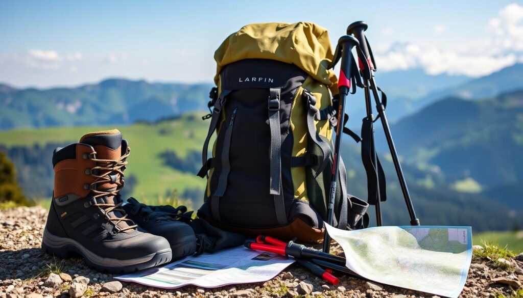 Wanderausrüstung für Bergtouren Oberstdorf