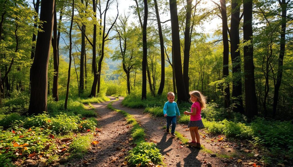 Wandern mit Kindern in der Natur