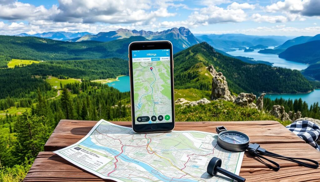 Wanderrouten-Apps und digitale Navigationshilfen