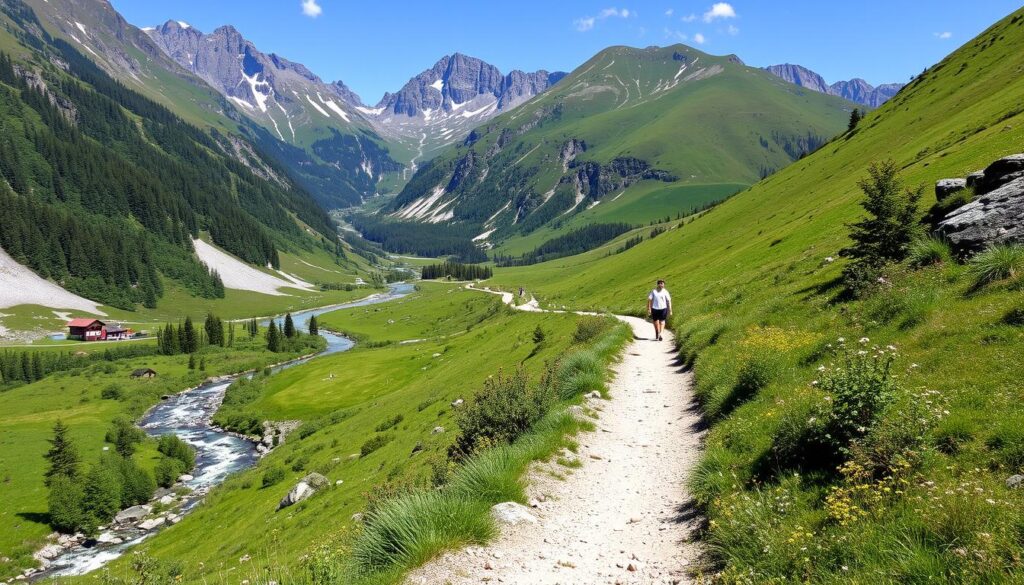 Wanderweg im Stillachtal