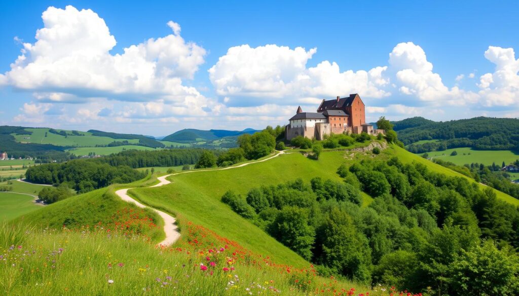 Wartburg Wanderungen Landschaft