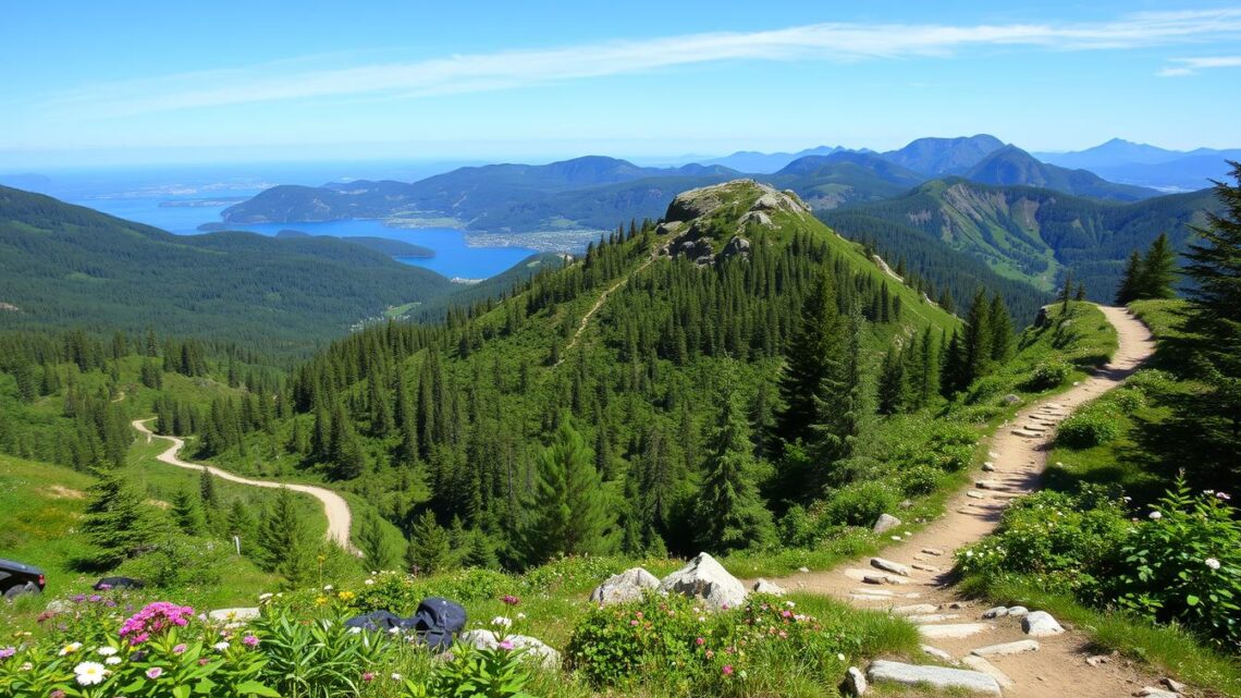 wandern in der nähe