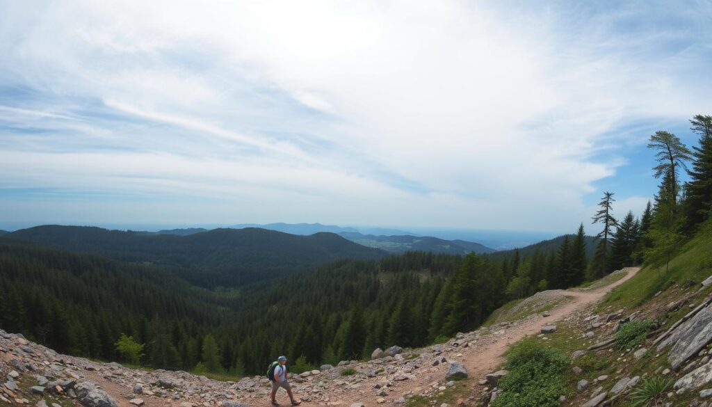 Abenteuerliche Wanderung in Deutschland