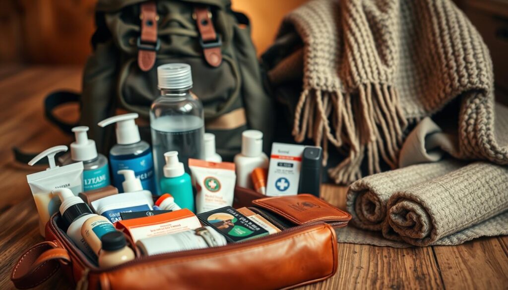 Hygieneartikel für Pilger