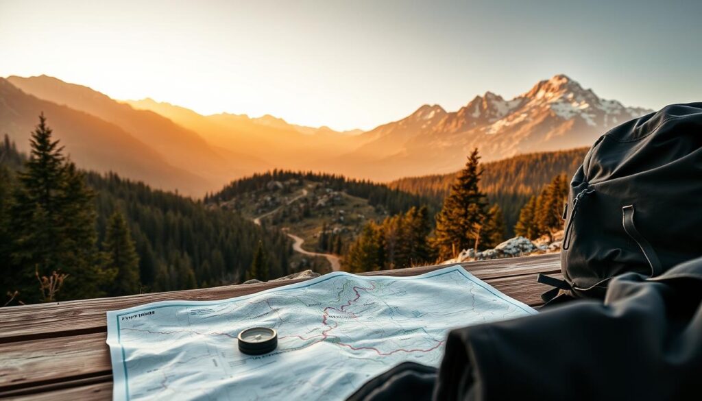 Planung einer Wanderung