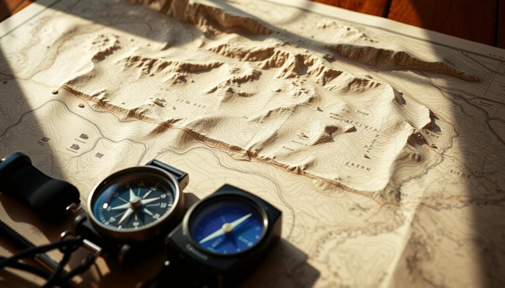 Wanderkarte Navigation Werkzeuge Wanderkarte Navigation Werkzeuge