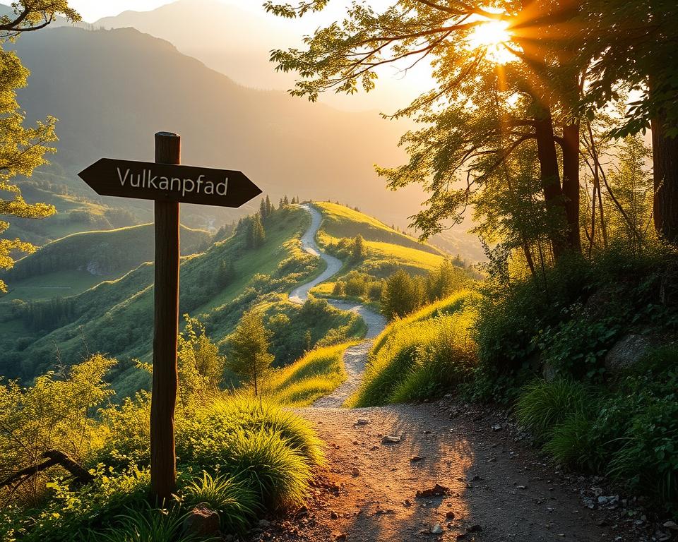 Anfahrt Vulkanpfad Startpunkt