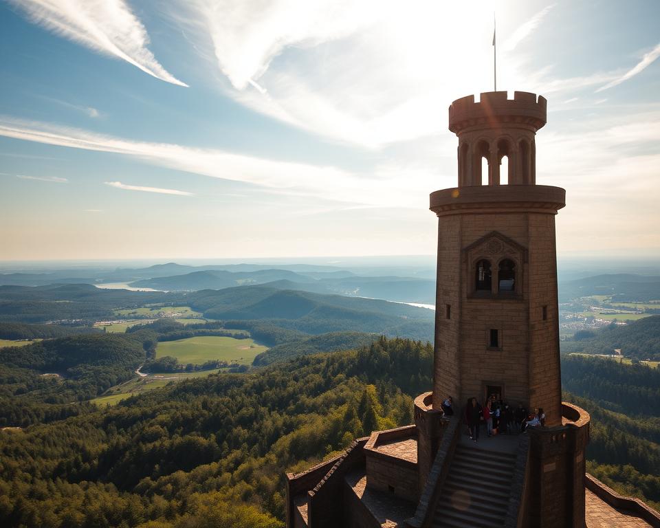 Aussichtsturm Geishöhe Panorama