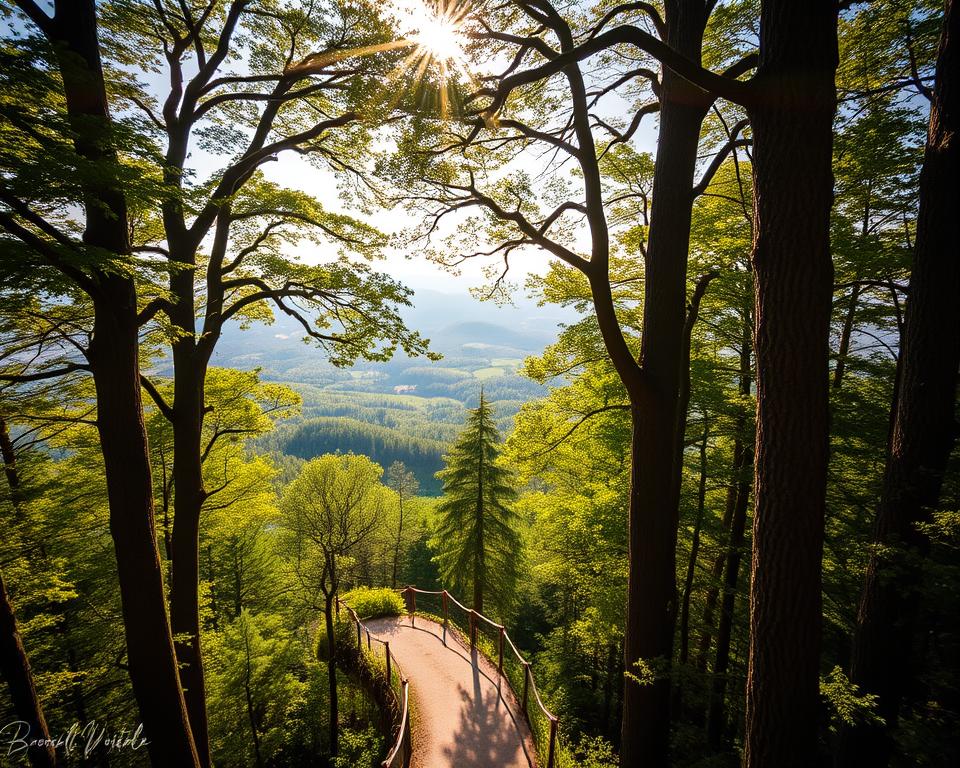Baumkronenpfad Neuschönau Aussicht
