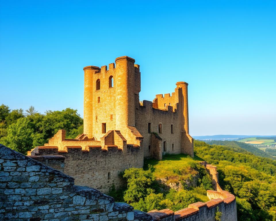 Besichtigung Kalsmunt Burgruine