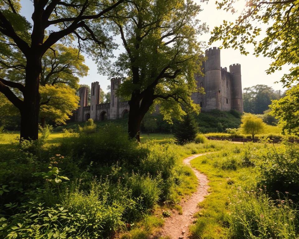 Burgruinen im Ith Historische Wanderungen