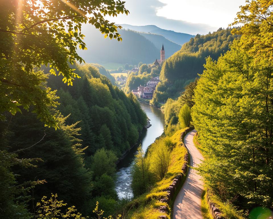Eifelsteig Wanderweg von Aachen nach Monschau Eifelsteig Wanderweg von Aachen nach Monschau
