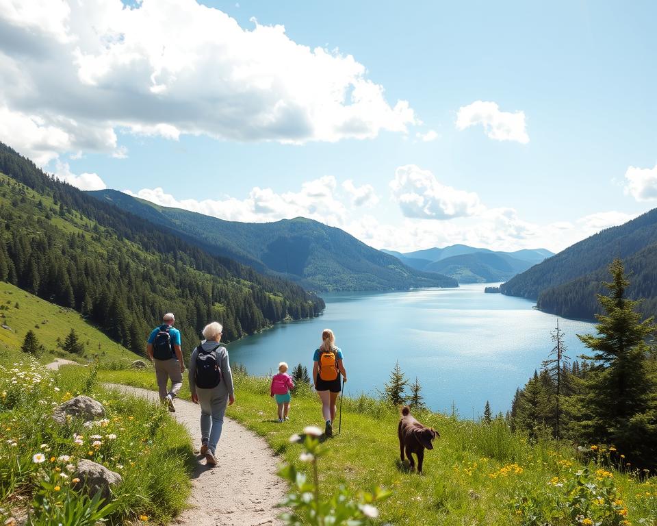Familienfreundliche Wanderung am Mummelsee