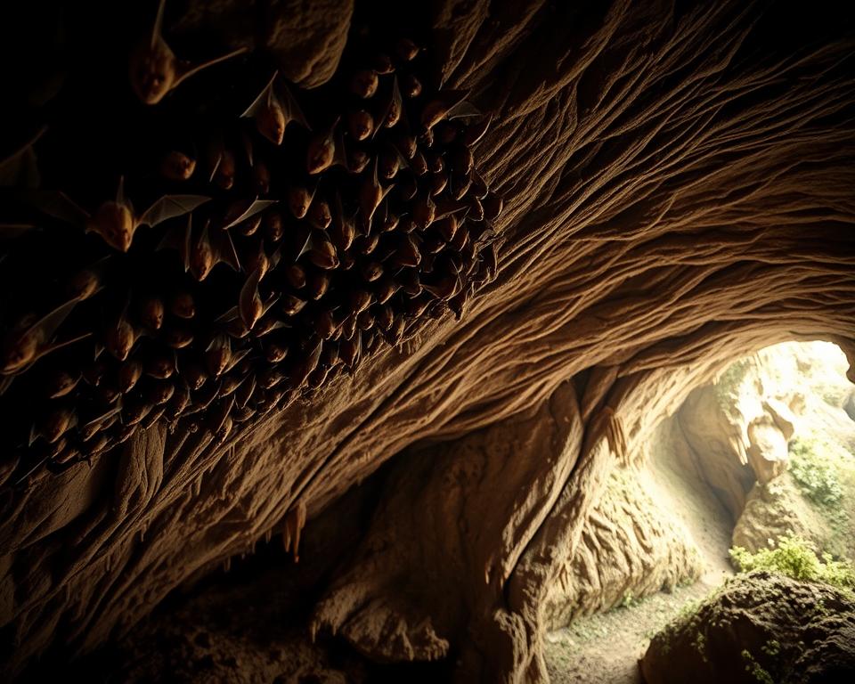 Fledermäuse in der Kolbinger Höhle Fledermäuse in der Kolbinger Höhle