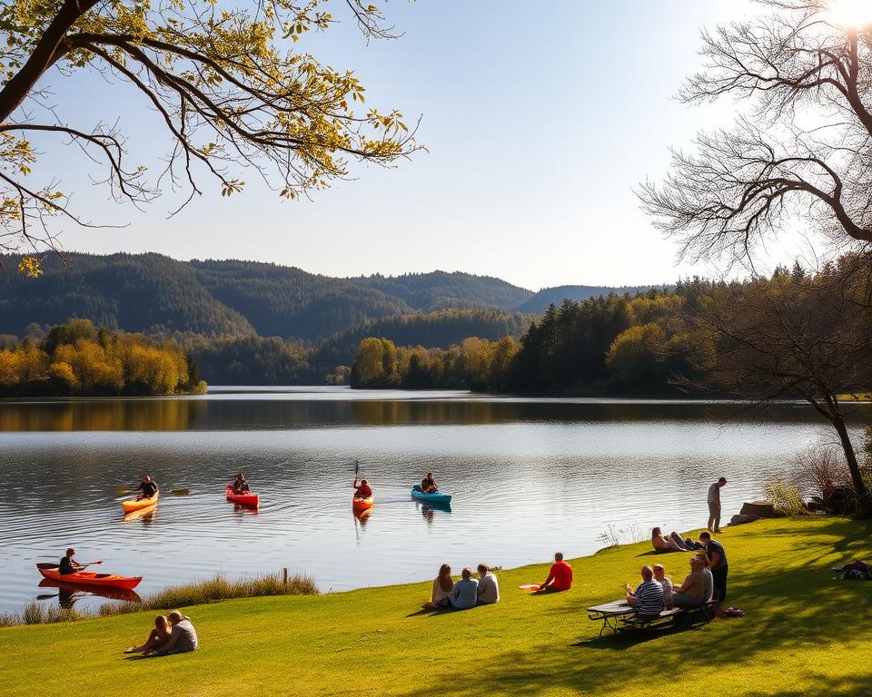 Freizeitaktivitäten Kriebstein Stausee