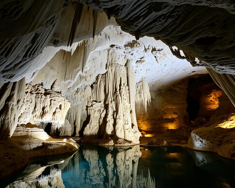Geologische Formationen Kolbinger Höhle Geologische Formationen Kolbinger Höhle