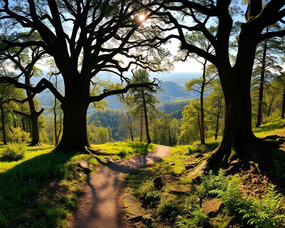 Hermannshöhen Wanderweg Panorama