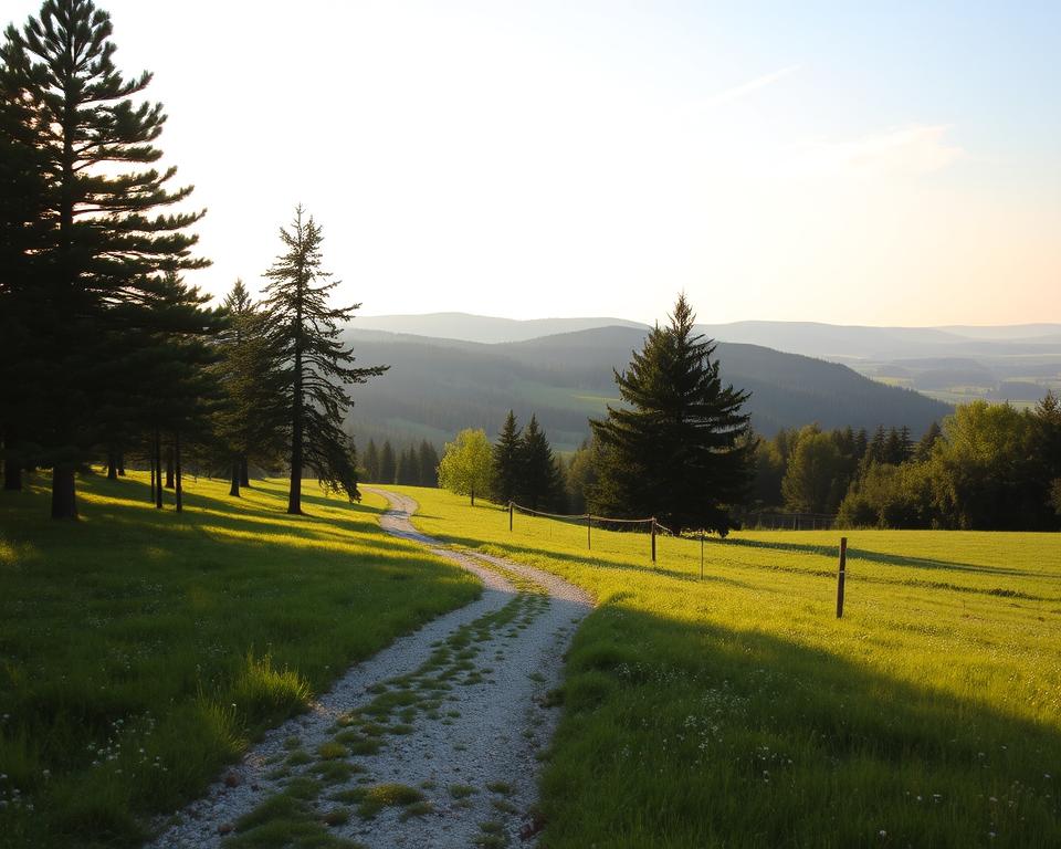 Hunsrück Wanderweg Landschaft