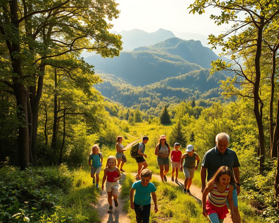 Kinderfreundliche Wanderrouten Planung