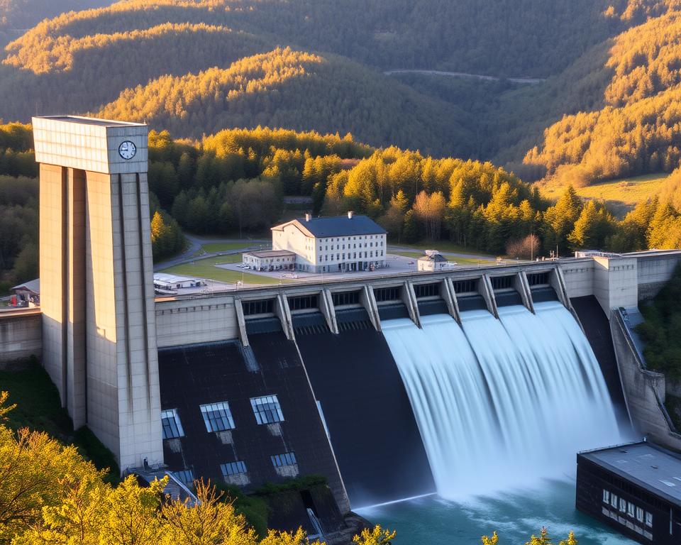 Kriebstein Talsperre Wasserkraftwerk