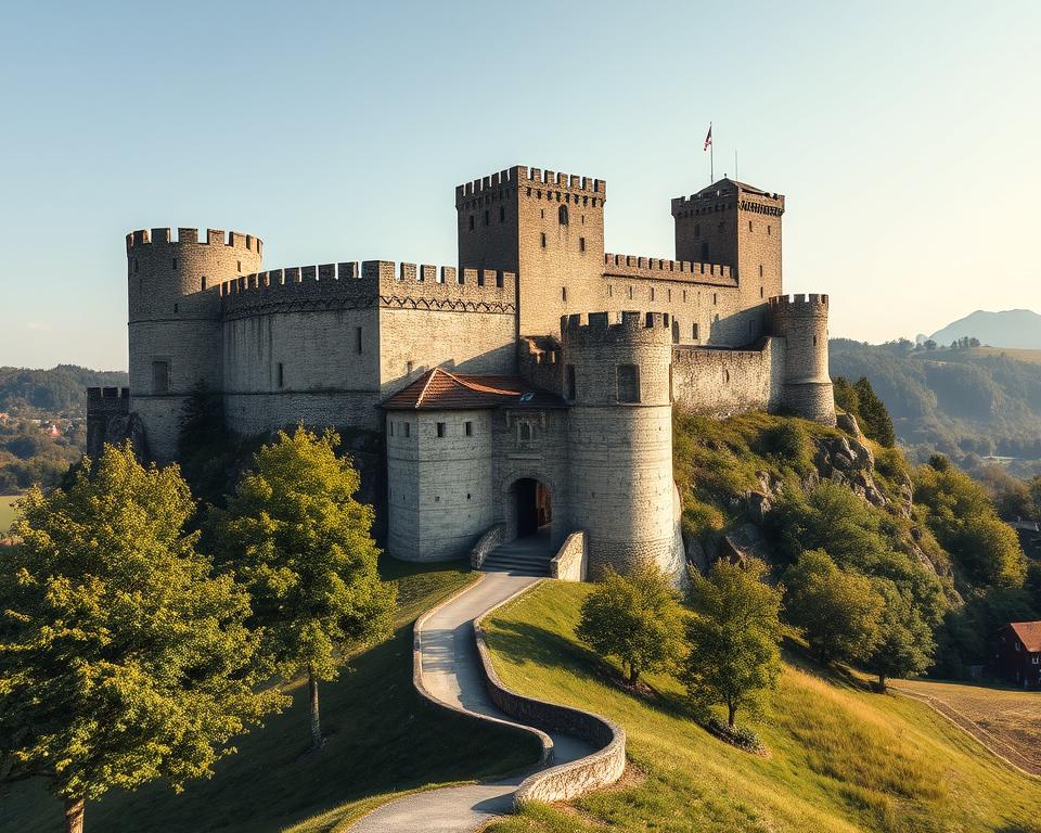 Mittelalterliche Burganlage Helfenstein