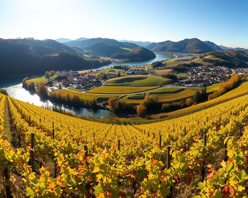 Mosel Weinberge Panorama