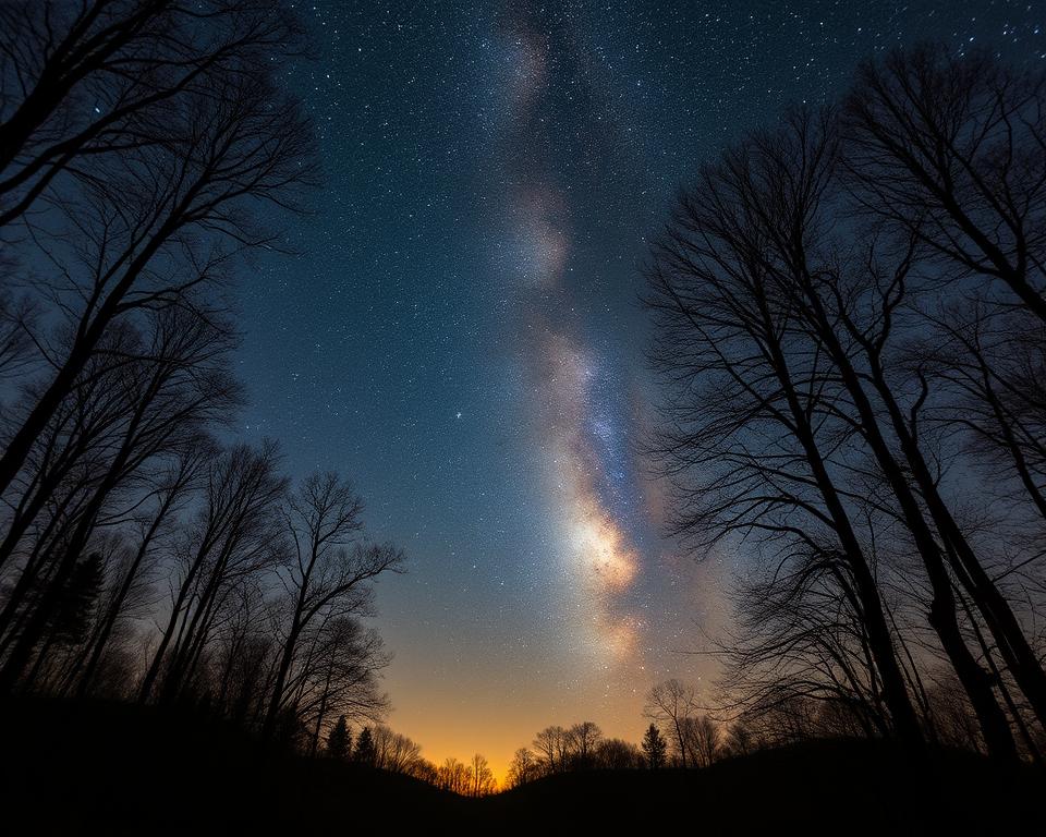 Nachtwanderung Jahreszeiten Sternenhimmel