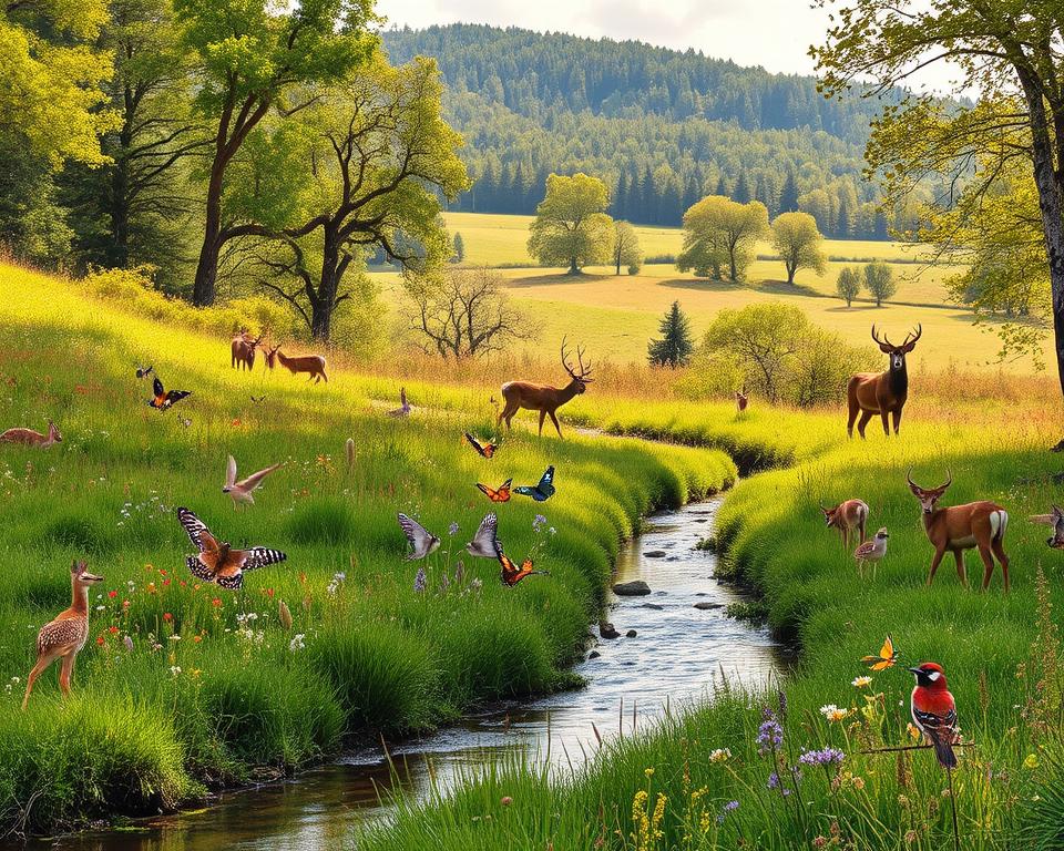 Naturlandschaft Schlaubetal mit Tier- und Pflanzenwelt Naturlandschaft Schlaubetal mit Tier- und Pflanzenwelt