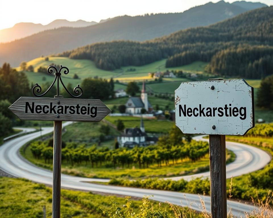 Neckarsteig Anreise Planung