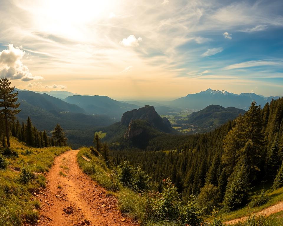 Panoramablick Schwarzatal