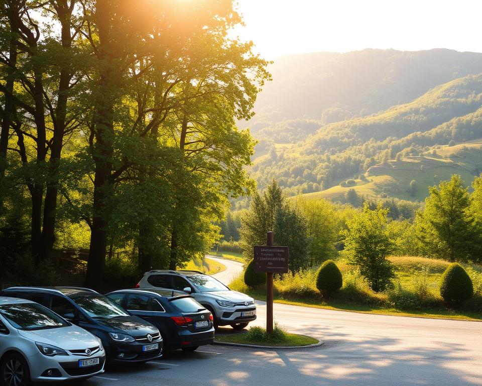 Parkplatz Pfaffenstein Wanderweg
