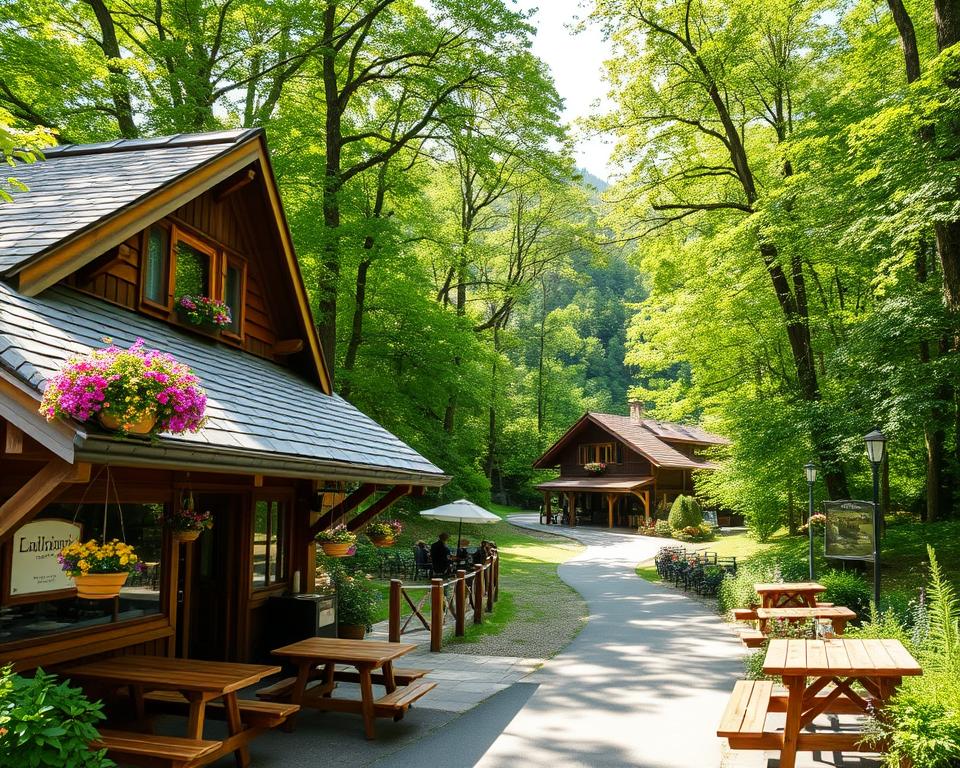 Restaurants und Serviceeinrichtungen Waldwipfelweg