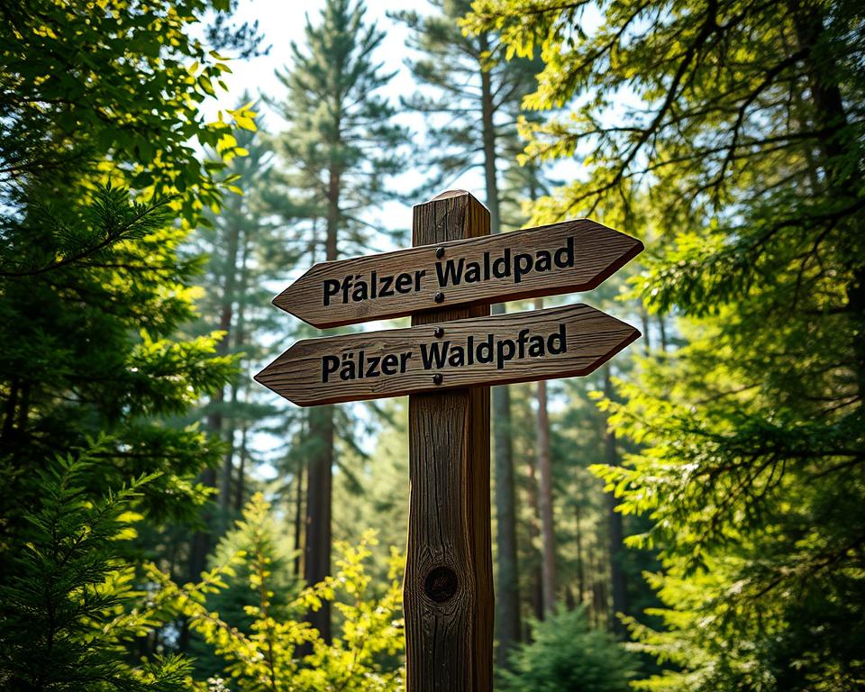 Startpunkt Pfälzer Waldpfad Wegweiser