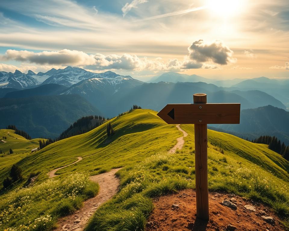 Startpunkt Wendelstein Panoramaweg