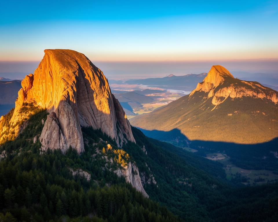 Tafelberge im Elbsandsteingebirge