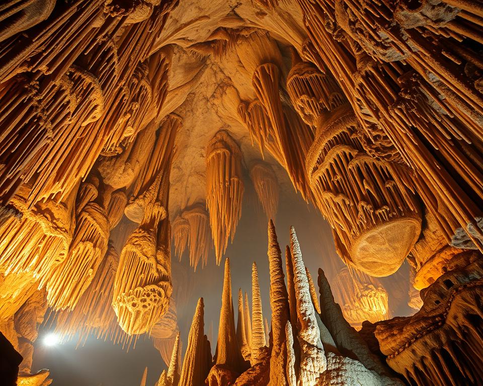 Tropfsteinformationen in der Rothesteinhöhle Tropfsteinformationen in der Rothesteinhöhle