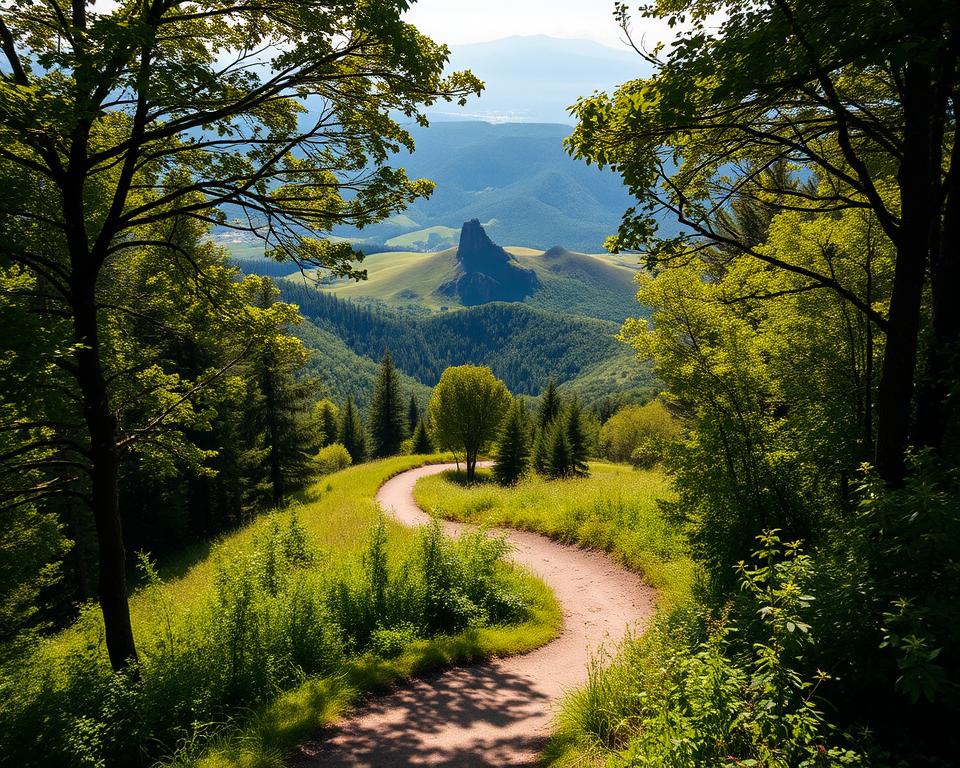 Vulkanpfad Wanderroute