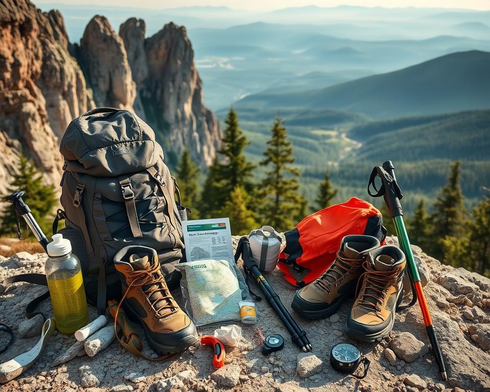 Wanderausrüstung Felsenwanderweg Pfalz