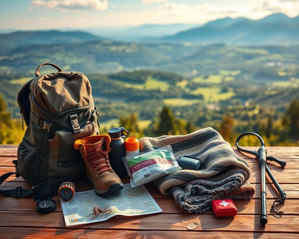 Wanderausrüstung Malerweg Vorbereitung