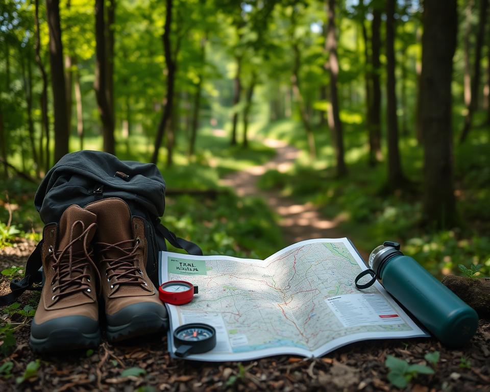 Wanderausrüstung Saarland Vorbereitung