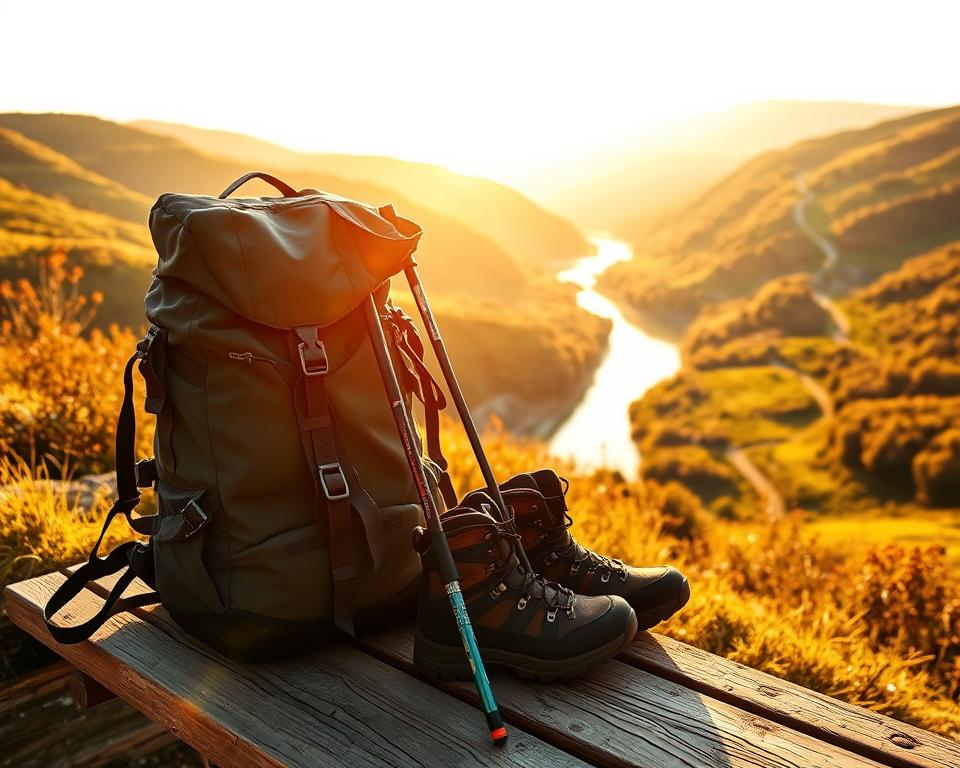 Wanderausrüstung für den Moselsteig