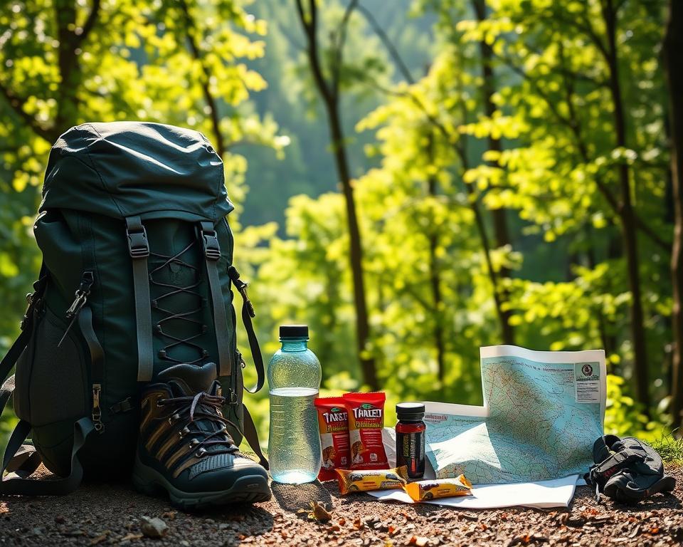 Wanderausrüstung für den Neckarsteig