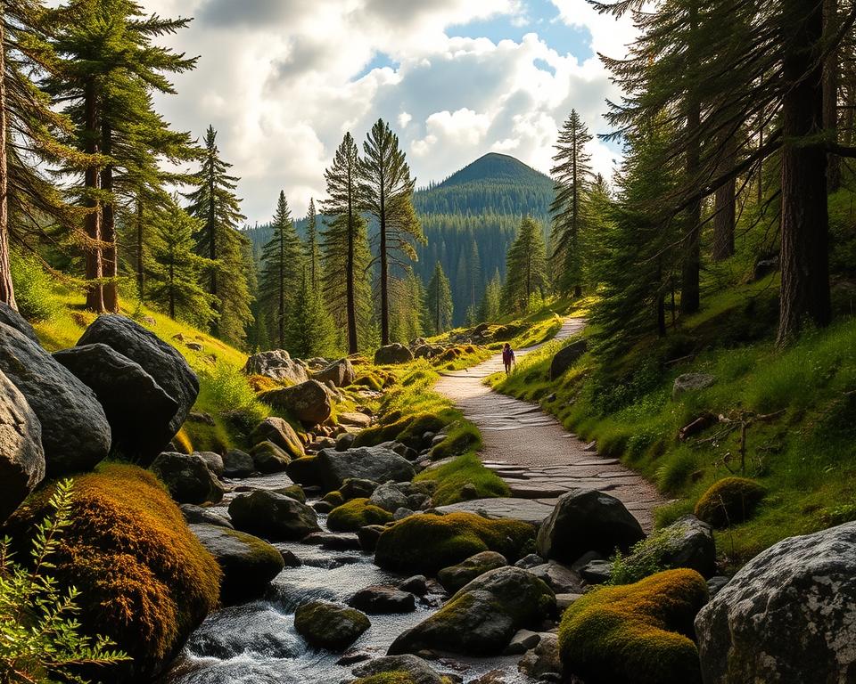 Wanderroute zum Brocken