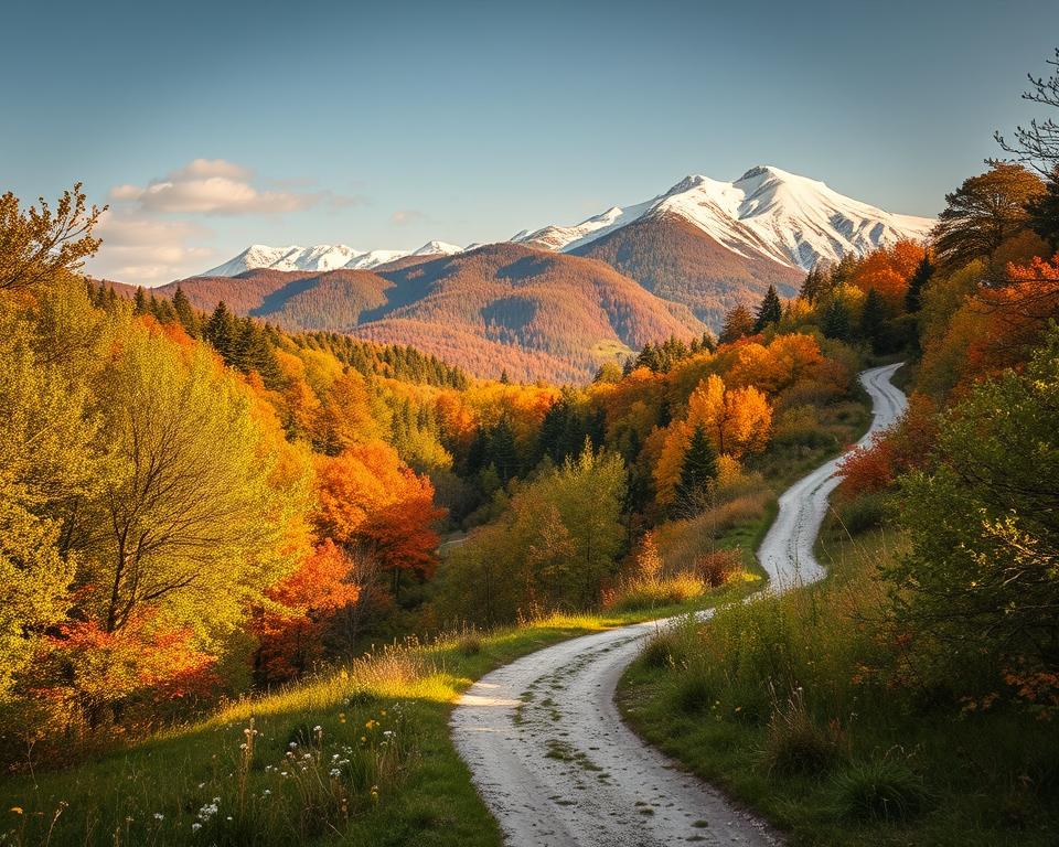 Wanderrouten in verschiedenen Jahreszeiten Wanderrouten in verschiedenen Jahreszeiten