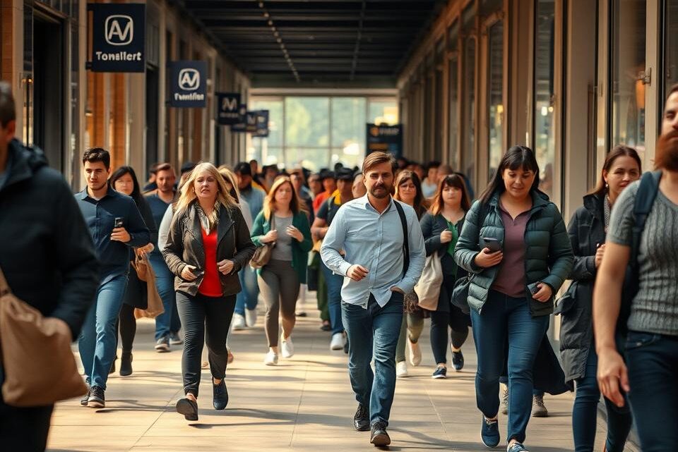 wie schnell geht ein mensch