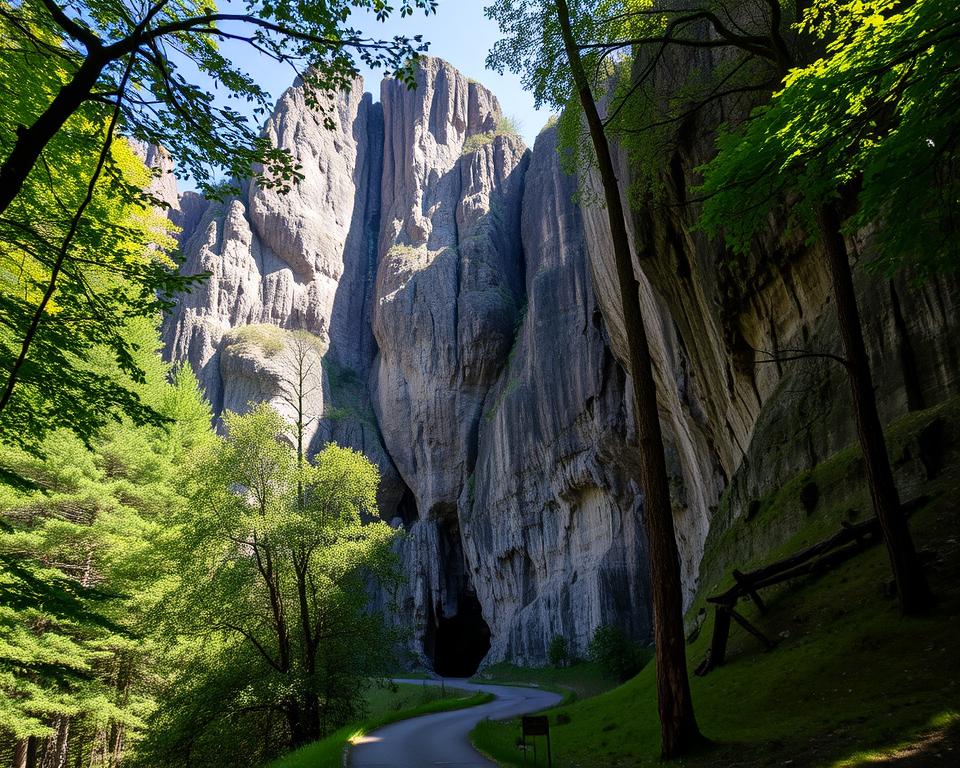 Geologie Teufelsschlucht Entstehung
