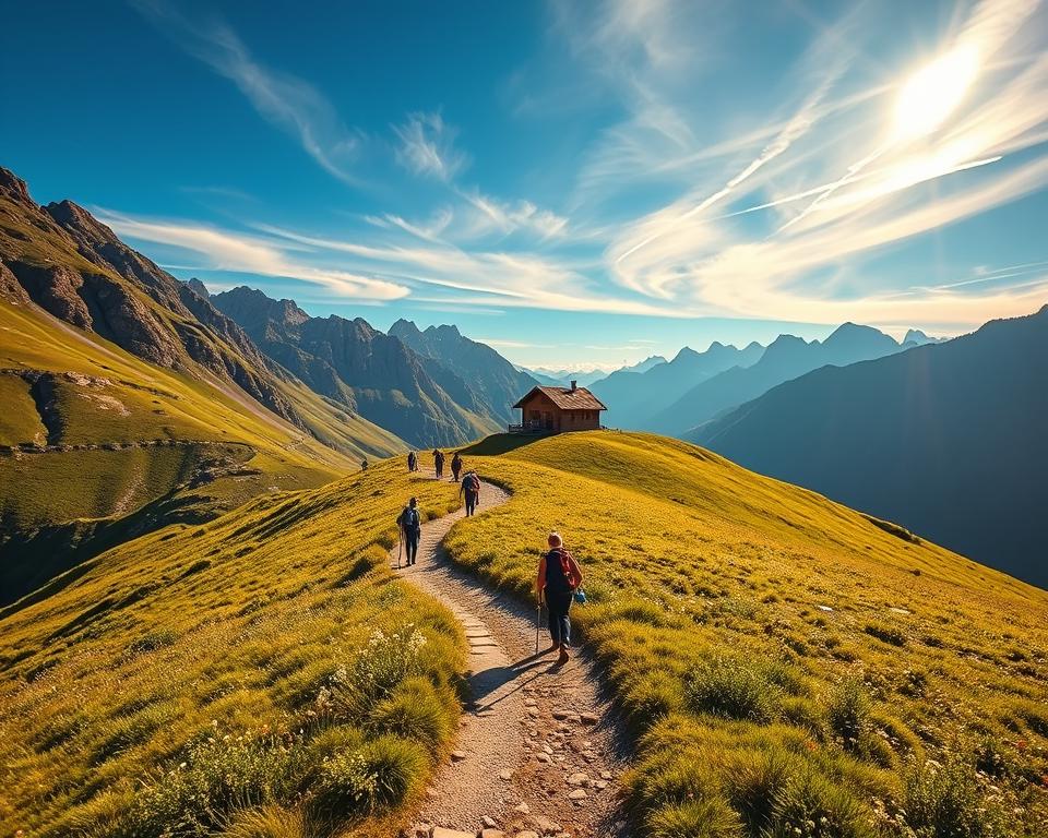 Landsberger Hütte Wanderroute