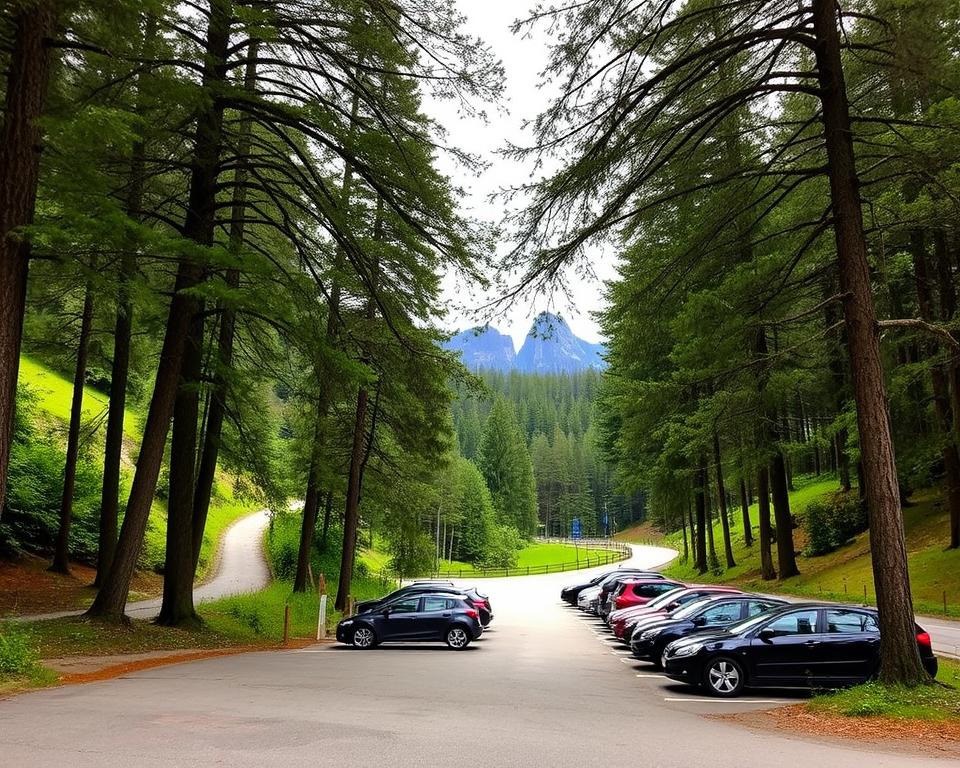 Parkplätze Wanderweg Schwarzachklamm Parkplätze Wanderweg Schwarzachklamm