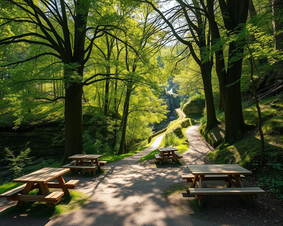 Rastplätze Teufelsschlucht